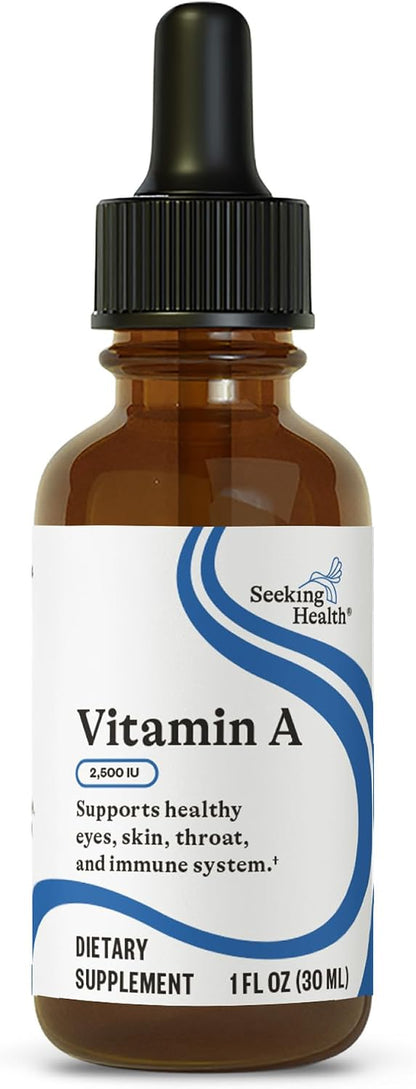 Seeking Health Gotas de Vitamina A - – La vitamina A contribuye al mantenimiento de la visión en condiciones – Image 1