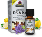 Nature's Answer Vitamina D3 y K2 - Gotas Líquidas Orales 0.5 oz (15 ml)