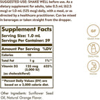 Solgar Vitamina D3 Líquida 125 mcg (5000 UI), 59 ml - Sabor Naranja Natural