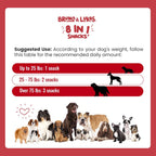 Multivitamínico para Perros 8 en 1 con Glucosamina y Aceite de Pescado – 90 Comprimidos Masticables Sabor Salmón