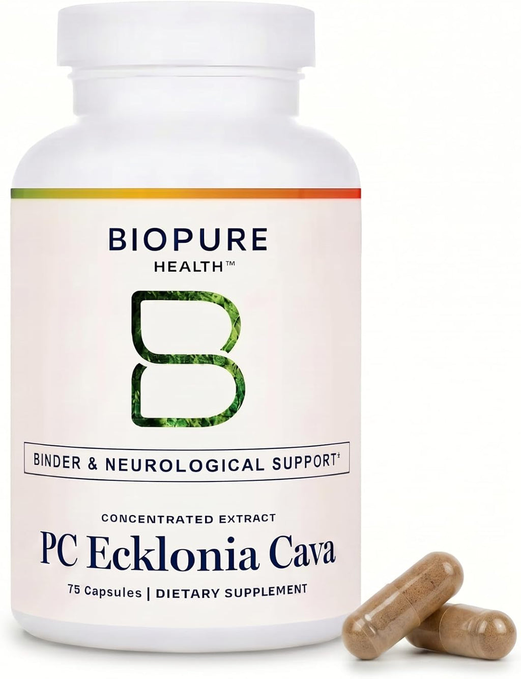 BioPure PC Ecklonia Cava Cápsulas – Complejo de Polifenoles Marinos, 75 Cápsulas