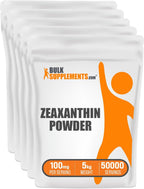 Zeaxantina en Polvo (100mg por dosis, 5mg de Zeaxantina) - 1kg - BulkSupplements