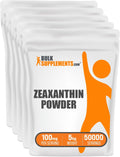 BulkSupplements.com Zeaxantina en Polvo - Suplemento de Zeaxantina de Extracto de Flor de Marigold - Sin Gluten, 100mg (5mg de Zeaxantina) por Dosis, 5kg