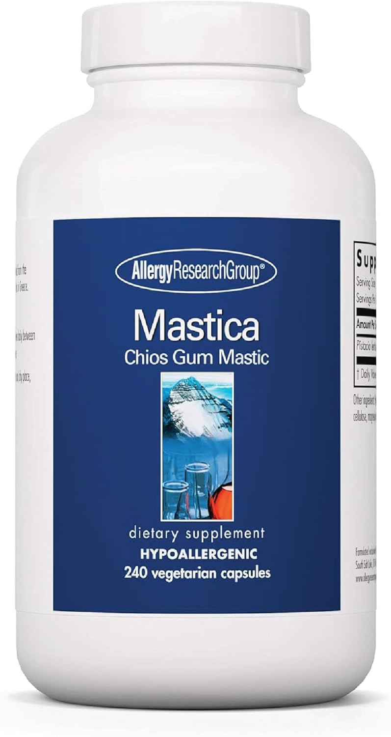 Allergy Research Group Mastica - Resina de Masilla de Quíos 1000 mg - 240 Cápsulas
