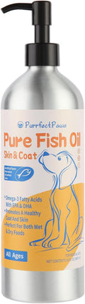 PurrfectPaws Wild Alaskan Omega-3 Blend Aceite de Salmón y Abadejo para Perros y Gatos (473 ml)