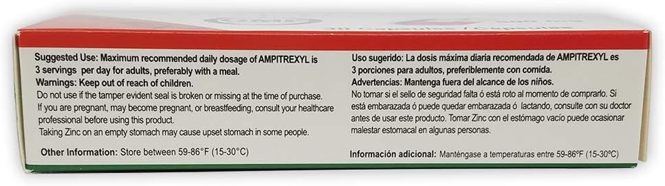 Ampitrexyl 500mg Cápsulas - 30 Unidades