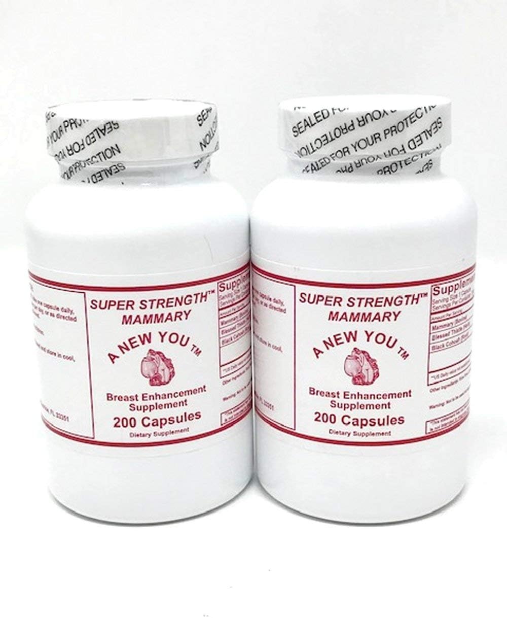 Super Strength Mammary Capsules Para Hombres Crossdressing Y Mujeres Trans - 400 Cápsulas