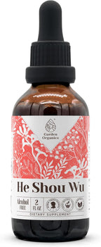 Garden Organics He Shou Wu Tintura Natural Sin Alcohol, 60 ml