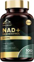 Suplemento NAD+ con Trans Resveratrol, 100 Cápsulas Blandas - MEGNETA
