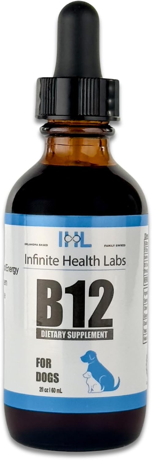 Vitaminas Líquidas B-12 para Perros - Suplemento de Metilcobalamina - Infinite Health Labs