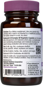 Bluebonnet Nutrition B Complex - 50 Cápsulas Vegetales