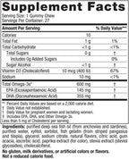 Nordic Naturals Zero Sugar Gominolas Prenatales con DHA, Sabor Fresa Naranja - 27 Gominolas - 600 mg Omega-3 y 400 UI Vitamina D3