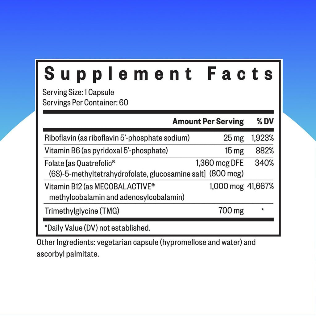 Seeking Health Homocysteine Nutrients, 60 Cápsulas