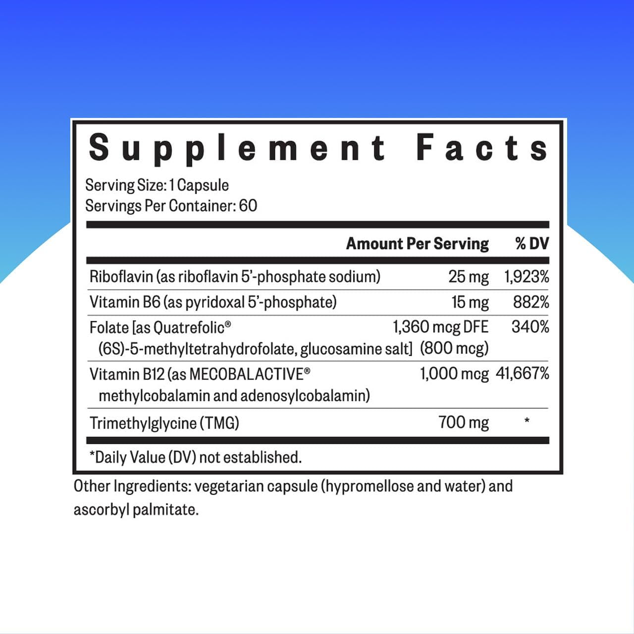 Seeking Health Homocysteine Nutrients, 60 Cápsulas