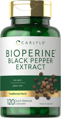 Carlyle Bioperine 10mg | 120 Cápsulas | Extracto de Pimienta Negra
