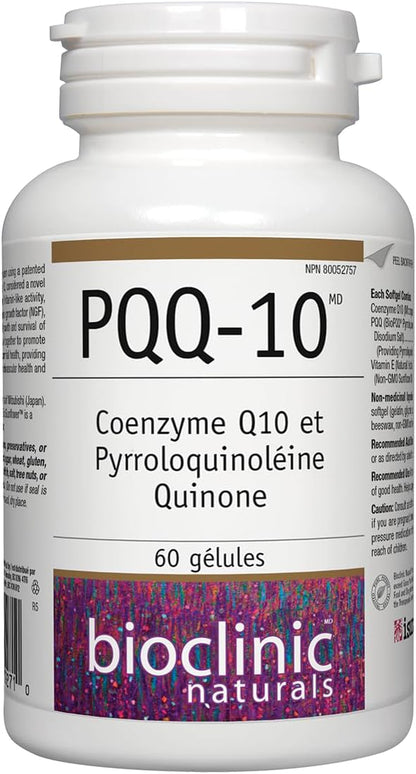 Bioclinic Naturals CerebroVital PQQ-10, 60 Cápsulas Blandas – Image 4