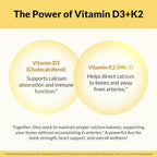 Natural Wellness Vitamina D3 + K2 2500 UI y 45 mcg MK-7 – 120 Cápsulas (2 Envases)