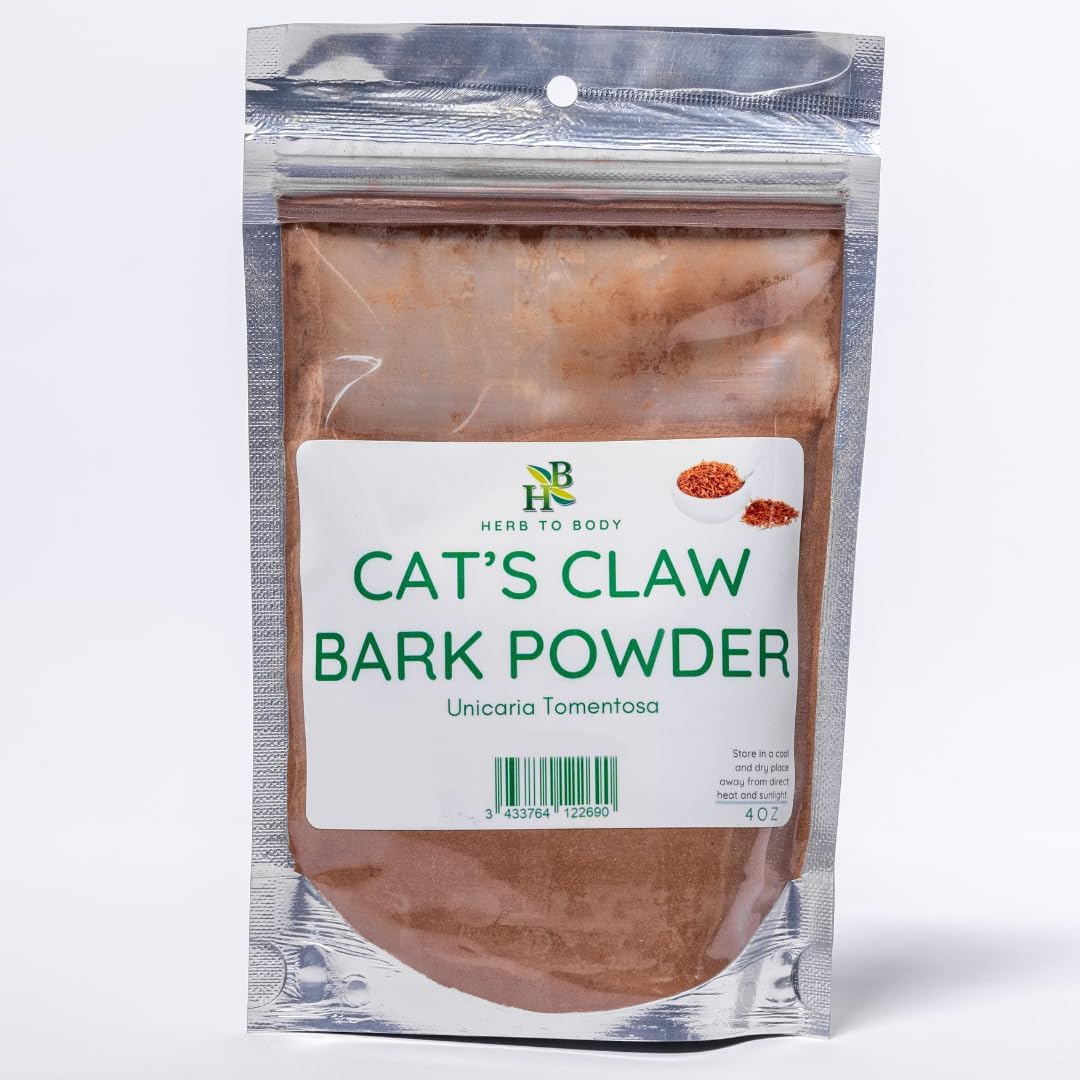 Herb To Body Uña de Gato en Polvo - Uncaria Tomentosa - 4 oz (113 g)