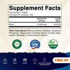 Vitamatic Biotina 10.000 mcg (10 mg) - 365 Comprimidos Veganos - Vitamina B7