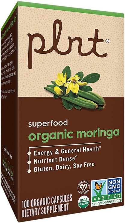 Moringa Orgánica – Superalimento para Apoyo Energético, 1,000 mg (100 Cápsulas) – Image 5