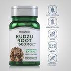 Piping Rock Cápsulas de Raíz de Kudzu | 100 Cápsulas | Extracto en Pastillas | Suplemento Sin OMG y Sin Gluten
