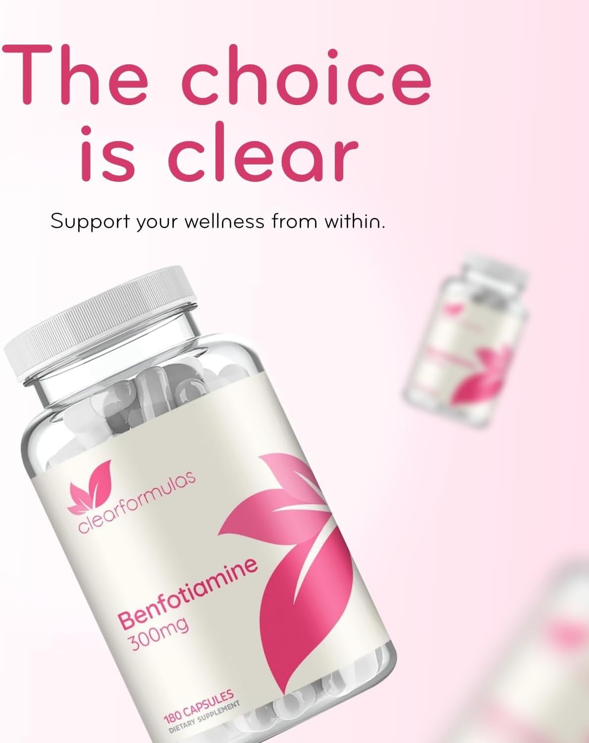 Clear Formulas Benfotiamina 300mg - Alta Absorción