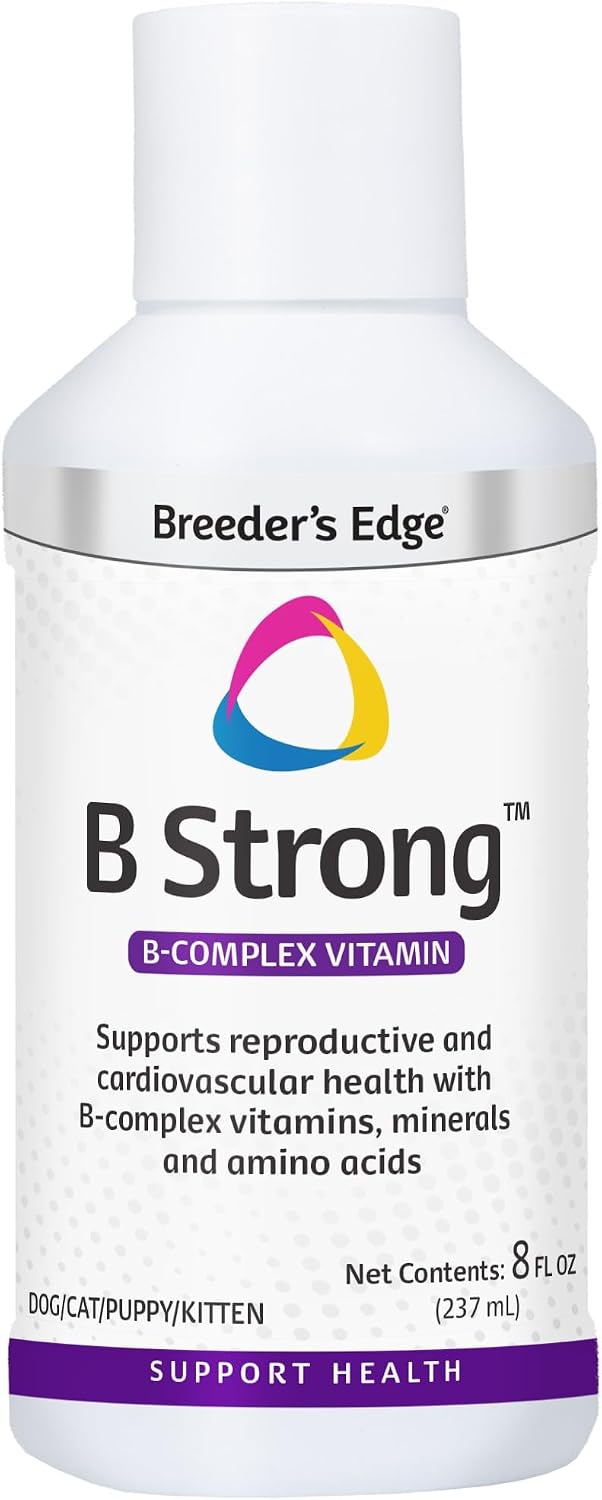 Breeder's Edge B Strong Powder - Suplemento de vitamina B para perros y gatos (300g)