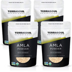 Terrasoul Superfoods Polvo de Amla Orgánico (Amalaki), 4 Libras - Rico en Vitamina C Antioxidante | Apoya la Inmunidad