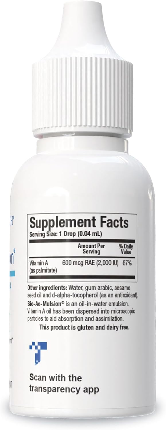 BIOTICS RESEARCH Bio Ae Mulsion IU - Vitamina A Emulsionada, 30 ml