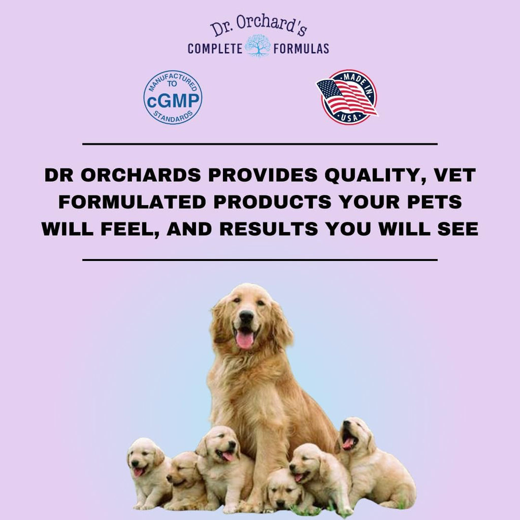 Dr Orchards Pregnancy Pro Vitaminas prenatales para perros - Suplemento premium para embarazo, lactancia y salud del cachorro, 90 comprimidos