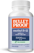 Pastillas de metil B-12 refrescantes de menta de Bulletproof, 60 unidades
