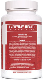 Huge Supplements Extracto de Bergamota Cítrica Pura 10:1, 120 Cápsulas