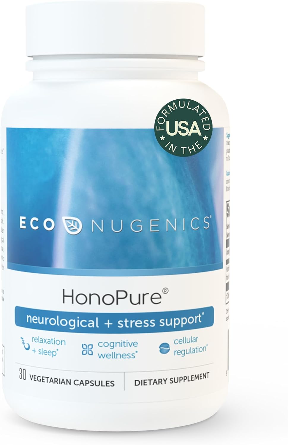 EcoNugenics HonoPure – 120 Cápsulas – 98% Honokiol Puro
