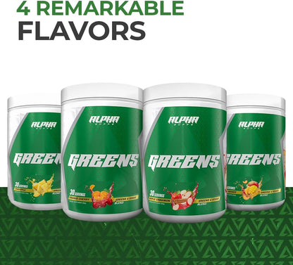 Alpha Supps Alpha Greens - Superalimento en – Enzimas digestivas: Amilasa, celulasa y lipasa que facilitan la – Image 8