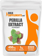 BulkSupplements.com Extracto de Perilla Frutescens - Suplemento Herbal Vegano y Sin Gluten, 450mg por Ración, 250g