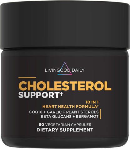 Livingood Daily Cholesterol Support – Vitamina E: Contribuye a la protección de las células frente al daño – Image 1