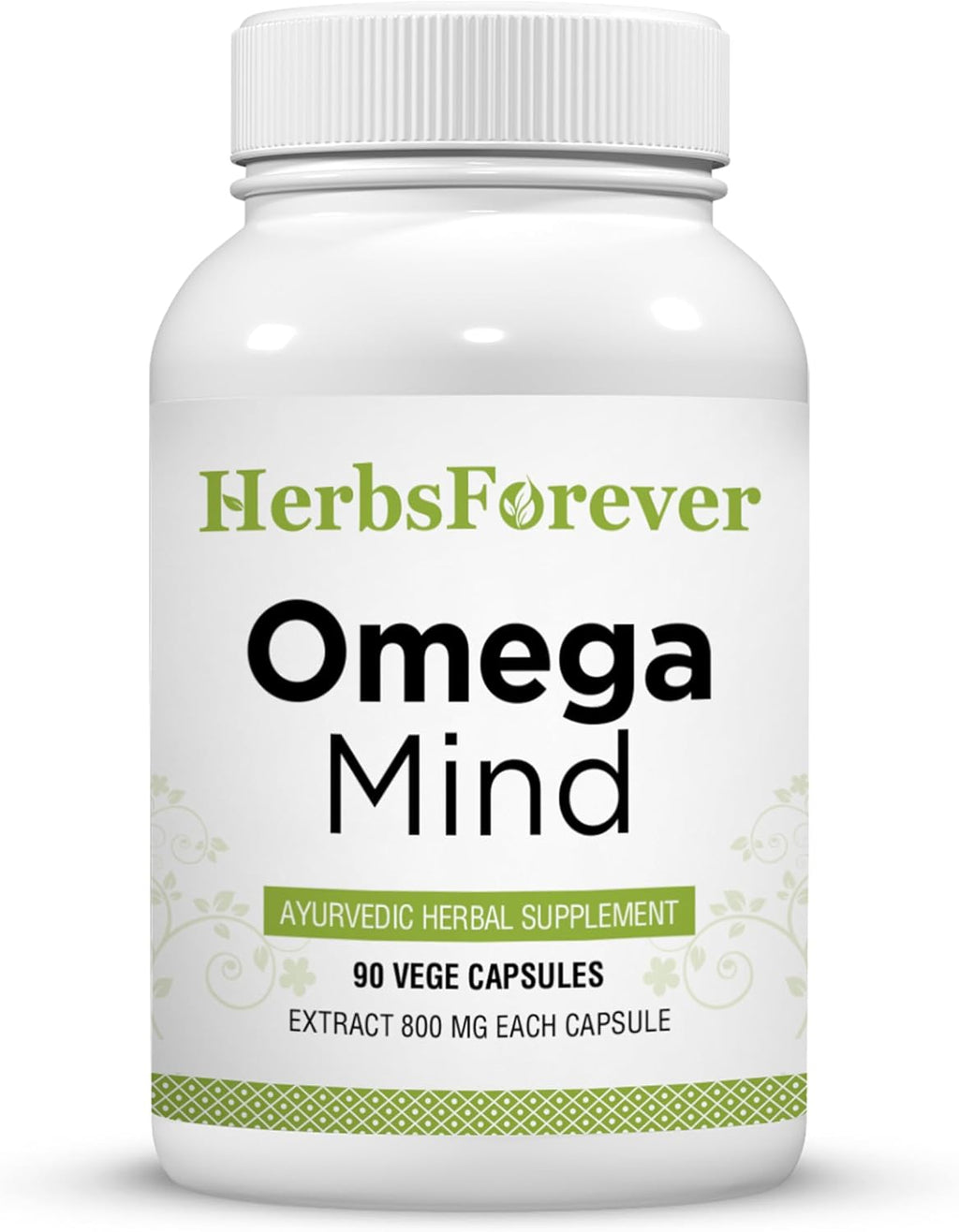 Herbsforever Omega Mente - 90 Cápsulas Vegetales, 800 mg