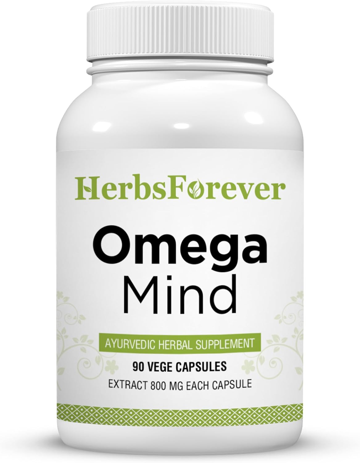 Herbsforever Omega Mente - 90 Cápsulas Vegetales, 800 mg