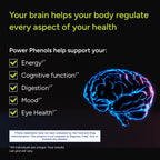 Gundry MD Power Phenols - Suplemento para la Salud Cerebral, Cognición y Energía (30 Cápsulas)