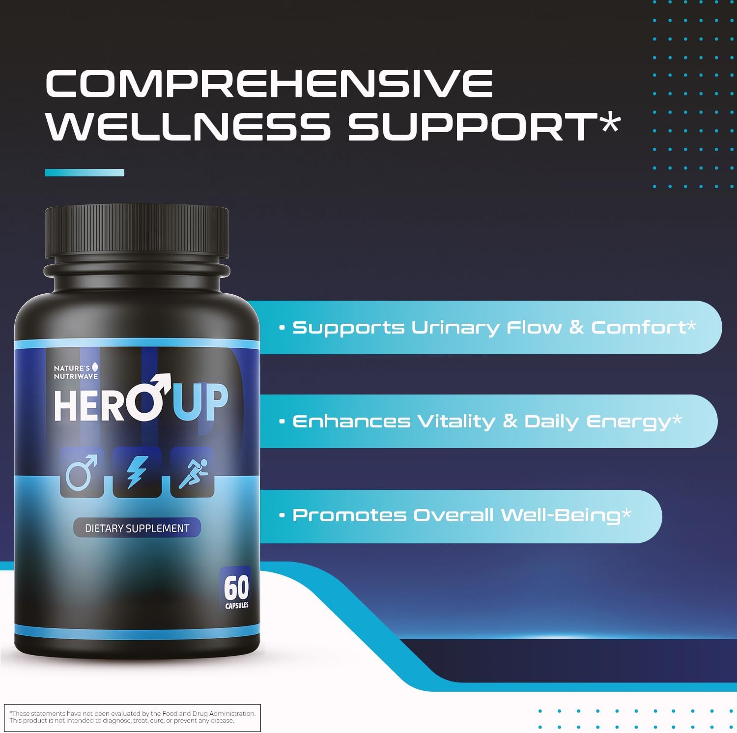 HeroUP – Cápsulas Vegetales con Vitamina C, 60 Cápsulas