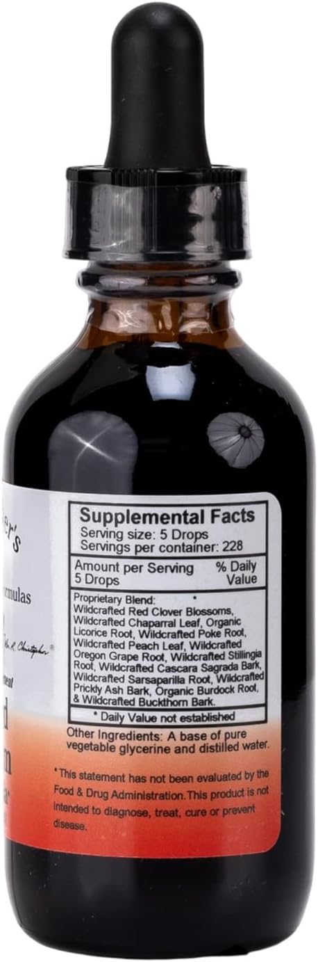 Christopher's Original Formulas Blood Stream Formula, 2 oz Glycerine Extract - Natural Herbal Blend - Pack of 2