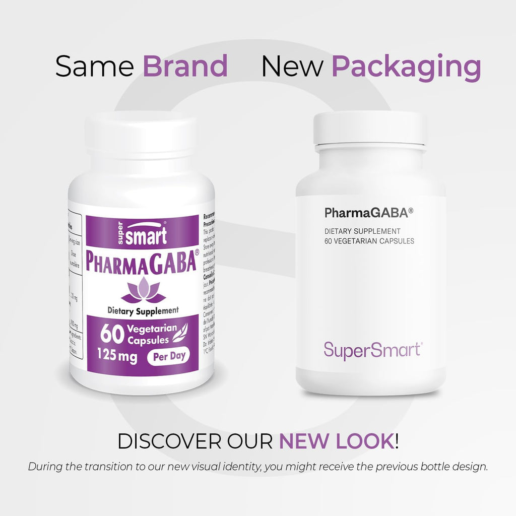 Supersmart Pharma GABA 125mg - 60 Cápsulas Vegetales