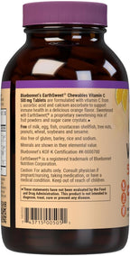 Bluebonnet EarthSweet Vitamina C 500 mg - 90 Comprimidos Masticables Sabor Naranja