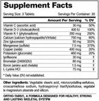 Ortho-Tabs® Suplemento de Vitaminas y Minerales para la Salud Ósea