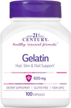 21st Century, Gelatina 600 mg, 100 Cápsulas (Pack de 3)