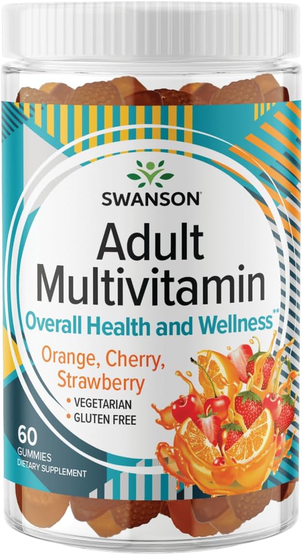 Swanson Multivitamínico en Gominolas Mixed Fruit para Adultos - 60 Gominolas