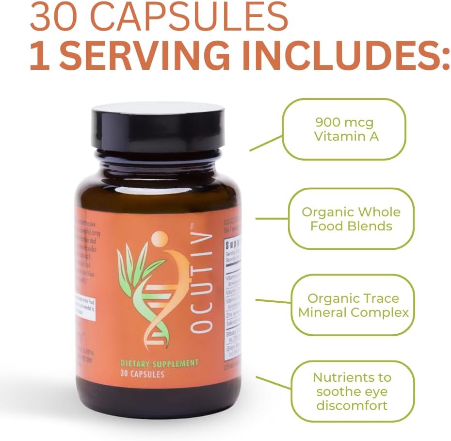 Youngevity Ocutiv - Suplemento vitamínico y mineral para la vista
