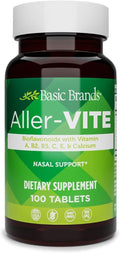 Aller Vite Nasal Support de Basic Brands – 100 Comprimidos con Bioflavonoides y Vitaminas