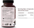 SAPTAMVEDA Kaunch Beej Extracto Natural 500mg, 60 Cápsulas Vegetales