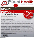 Niacin Powder (2 lbs) - Immediate Release Vitamin B3 with Flush - Pure Nicotinic Acid